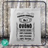Prémium minőségű óvónő vászontáska