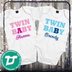 Twin baby A-B