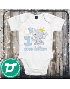 Elefántos szülinapi póló  vagy body