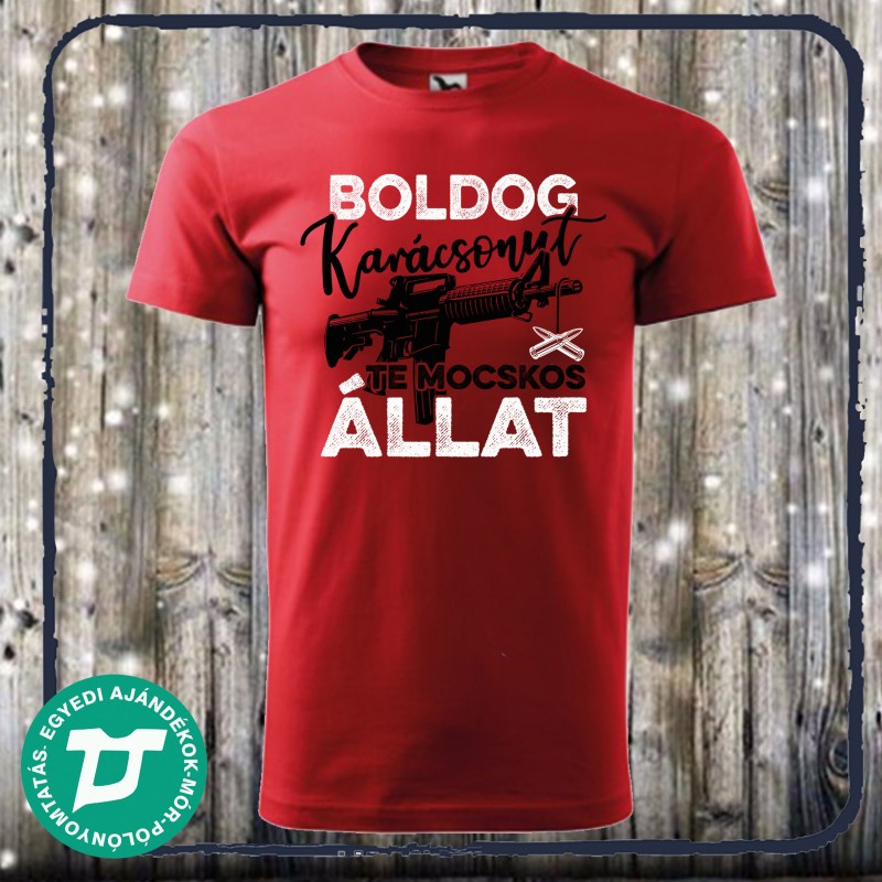 Boldog karácsonyt te mocskos állat