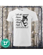 Az élet egyszerű, lovas  póló