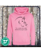 Lovas pulóver idézettel