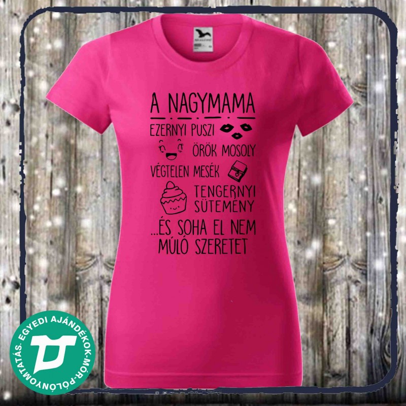 A nagymama ezernyi puszi