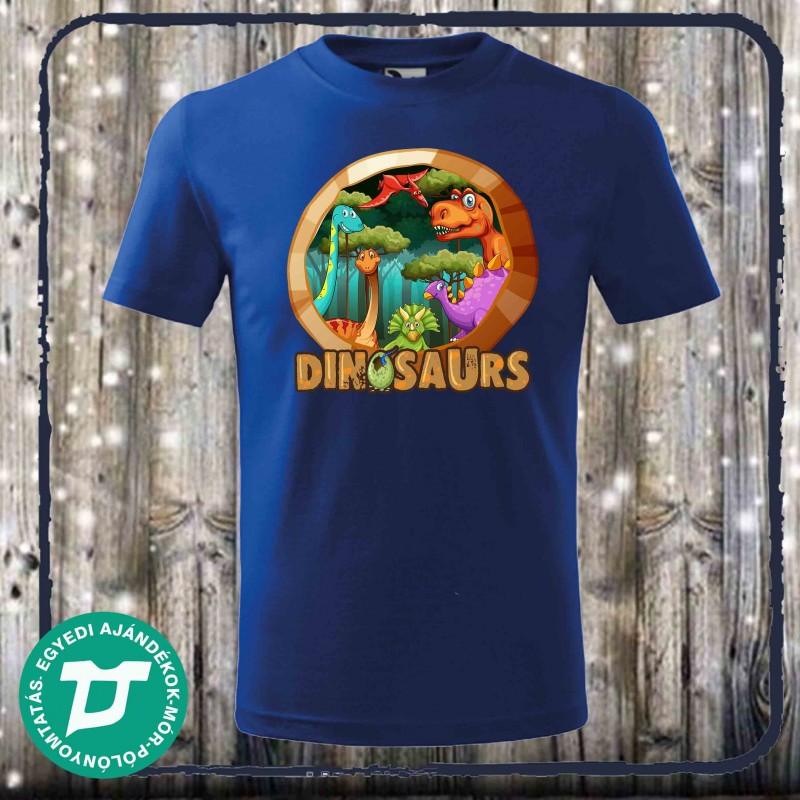 Dinoszauruszos póló