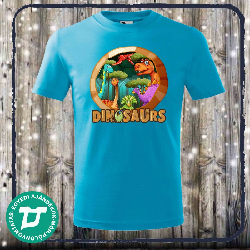 Dinoszauruszos póló