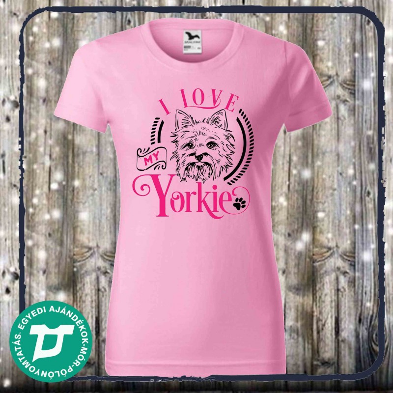 I  Love yorkie póló