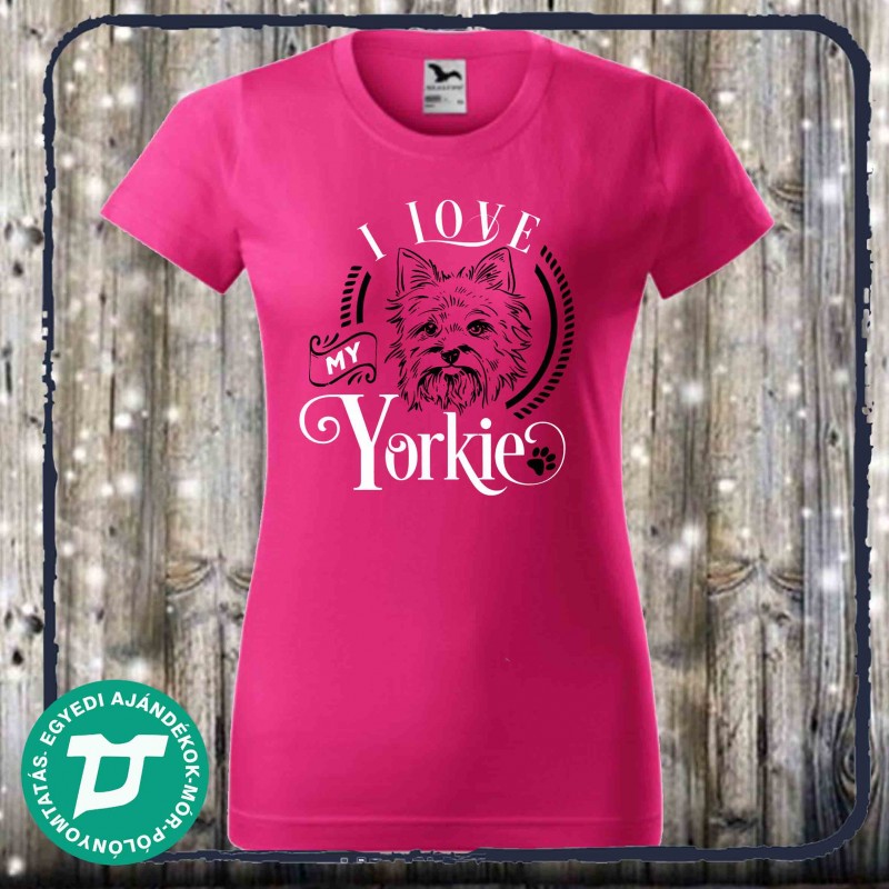 I  Love yorkie póló