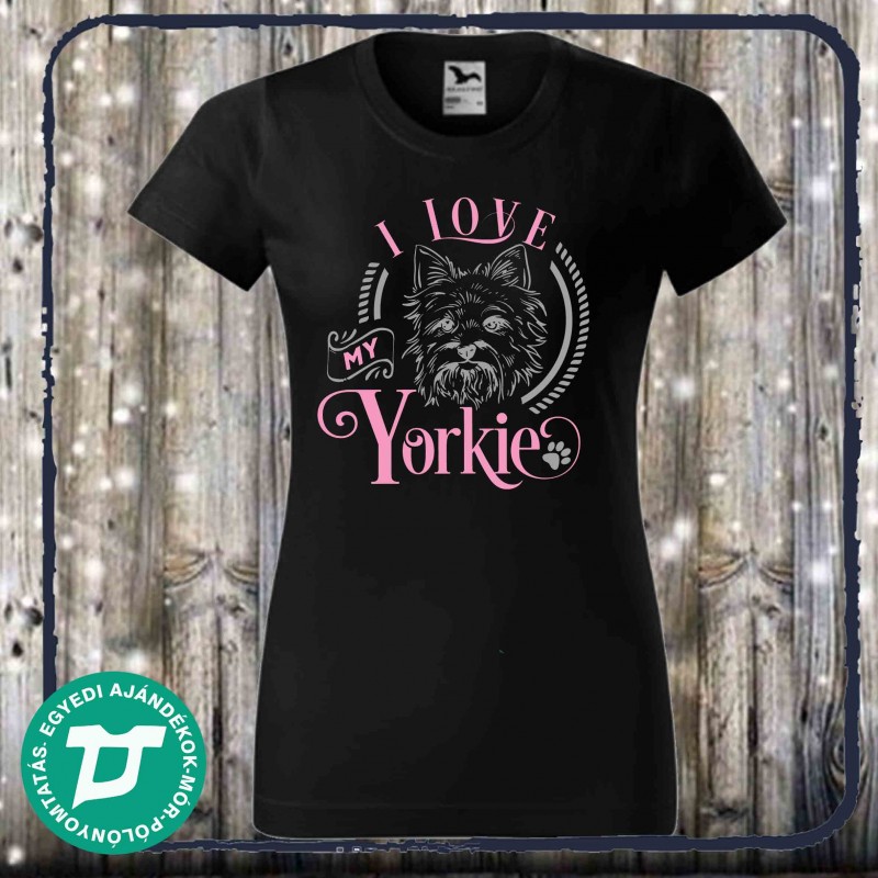 I  Love yorkie póló