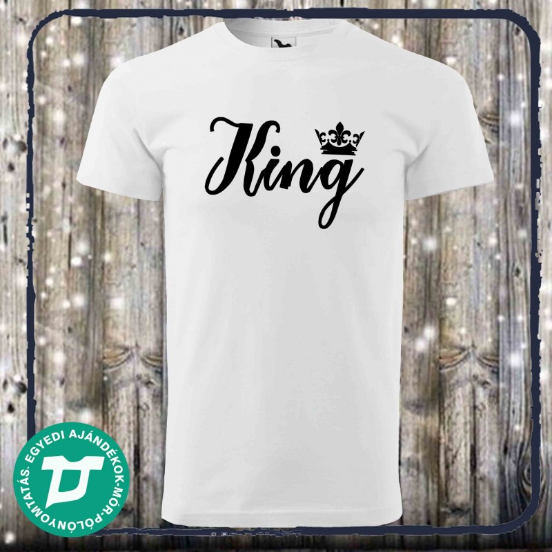 King és Queen páros póló