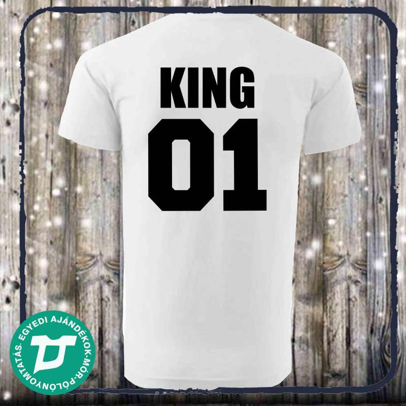 King és Queen páros póló