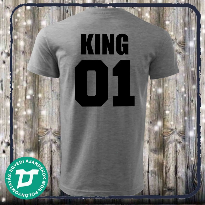 King és Queen páros póló
