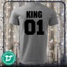 King és Queen páros póló