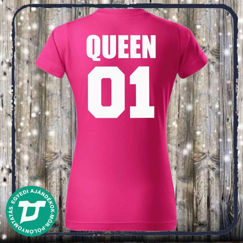 King és Queen páros póló