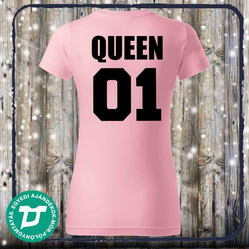 King és Queen páros póló