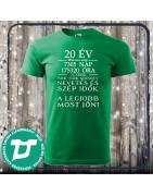 Házassági évforduló páros póló