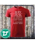 Házassági évforduló páros póló