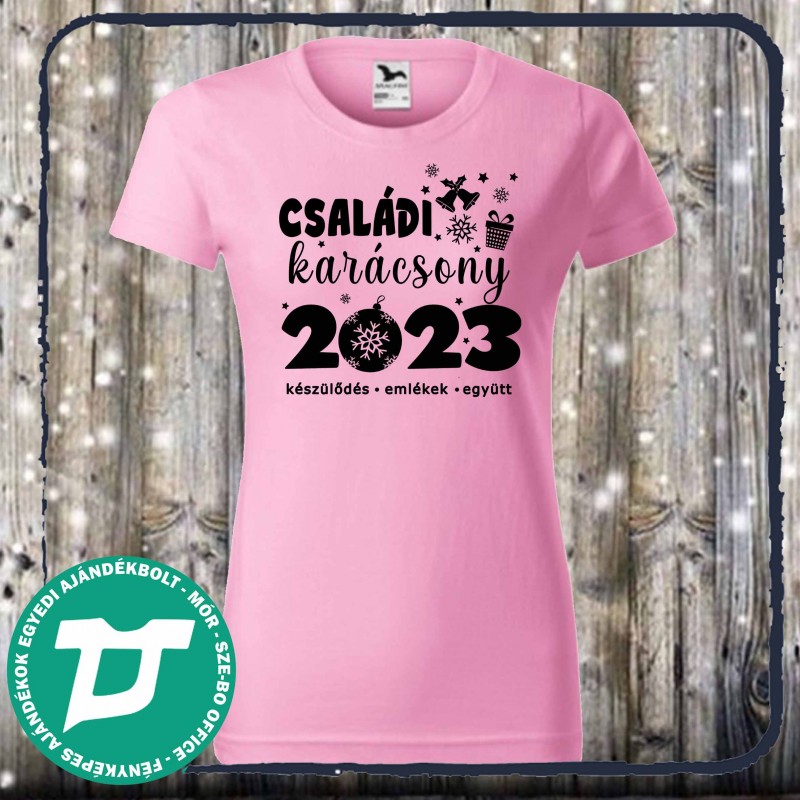 Családi karácsonyi póló