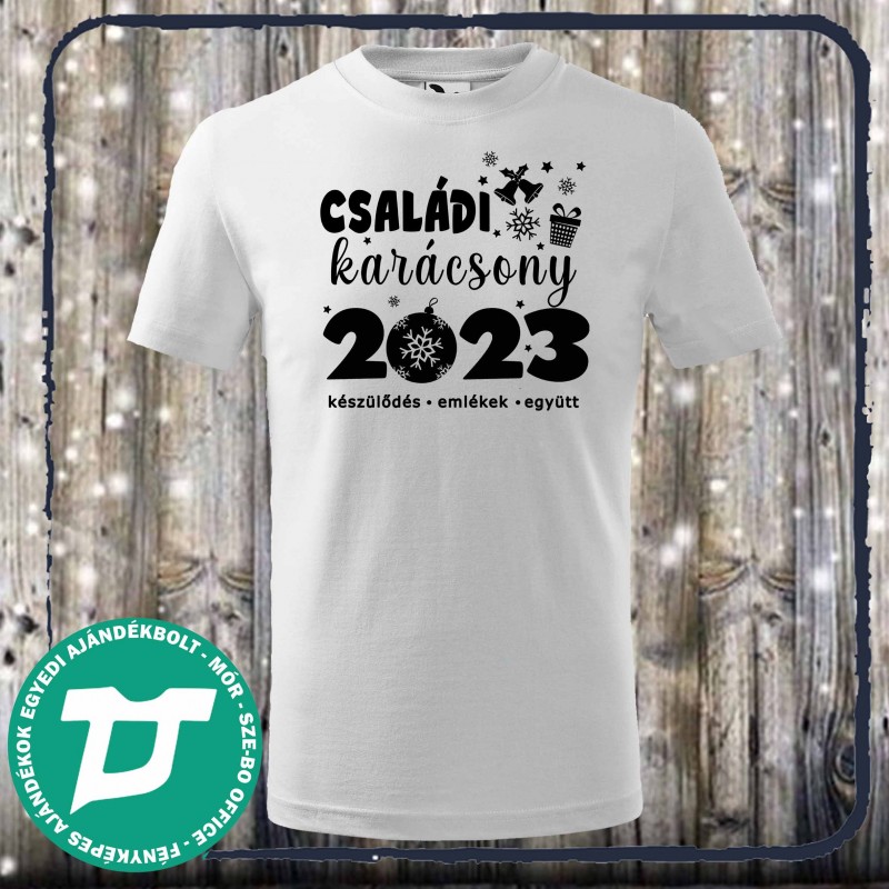 Családi karácsonyi póló