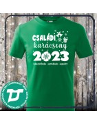 Családi karácsonyi póló