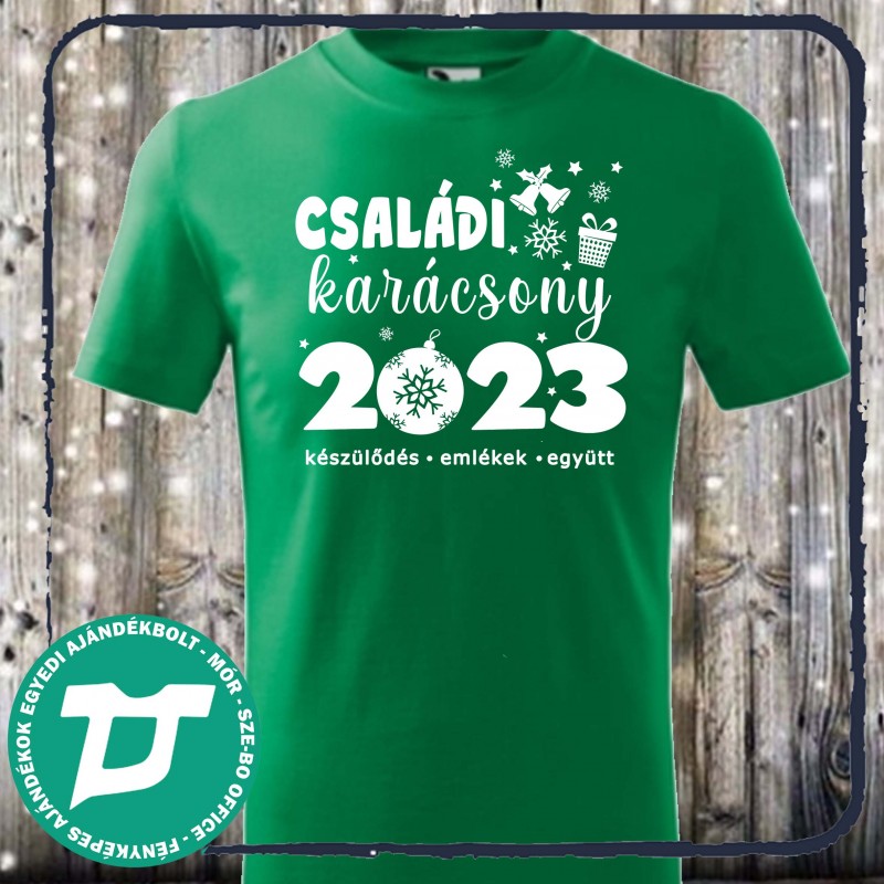 Családi karácsonyi póló