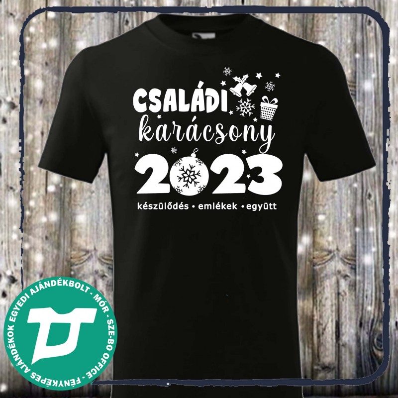 Családi karácsonyi póló