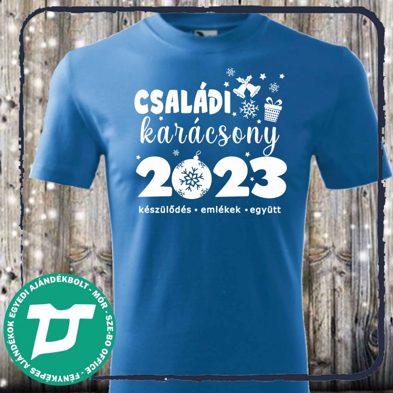 Családi karácsonyi póló