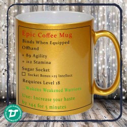 Epikus kávés bögre