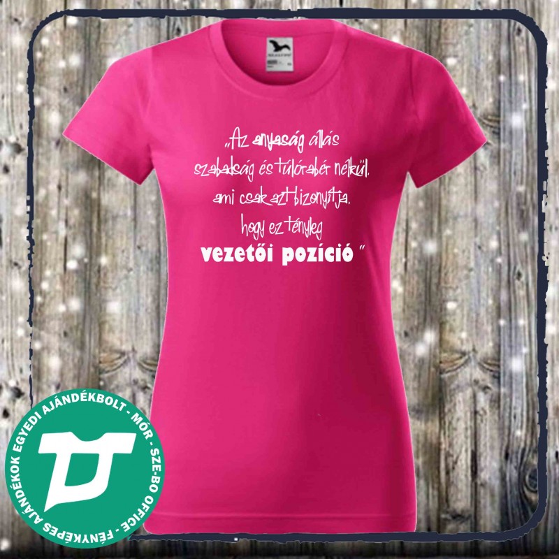 Az anyaság állás