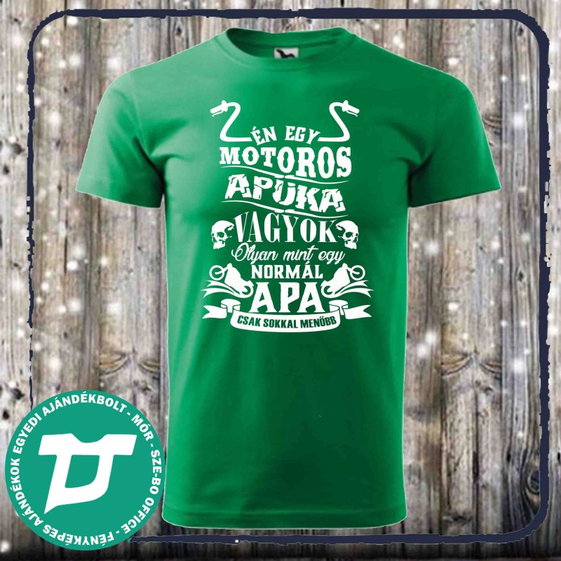 Motoros apa póló