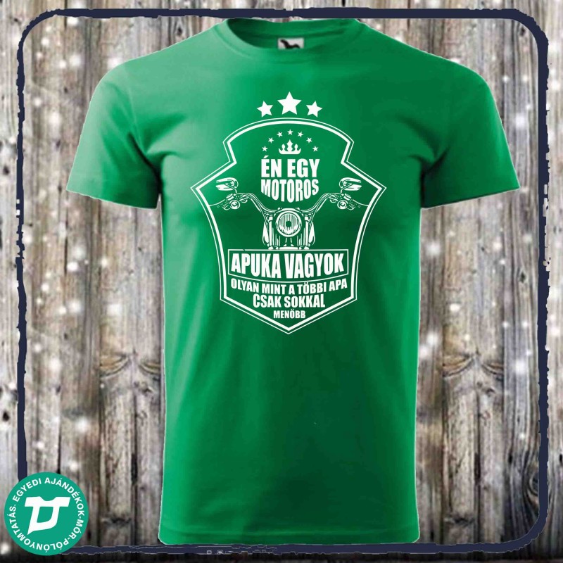 Motoros apuka póló
