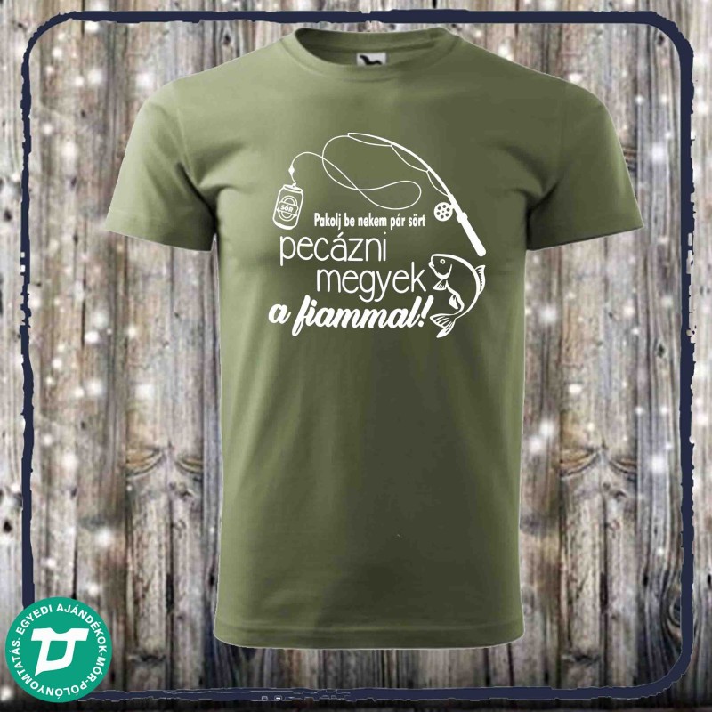 Pakolj!Pecázni megyek a fiammal