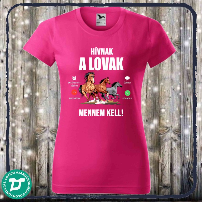 Hívnak a lovak mennem kell