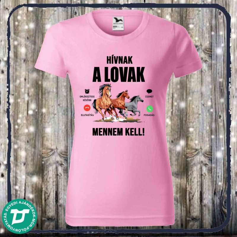 Hívnak a lovak mennem kell