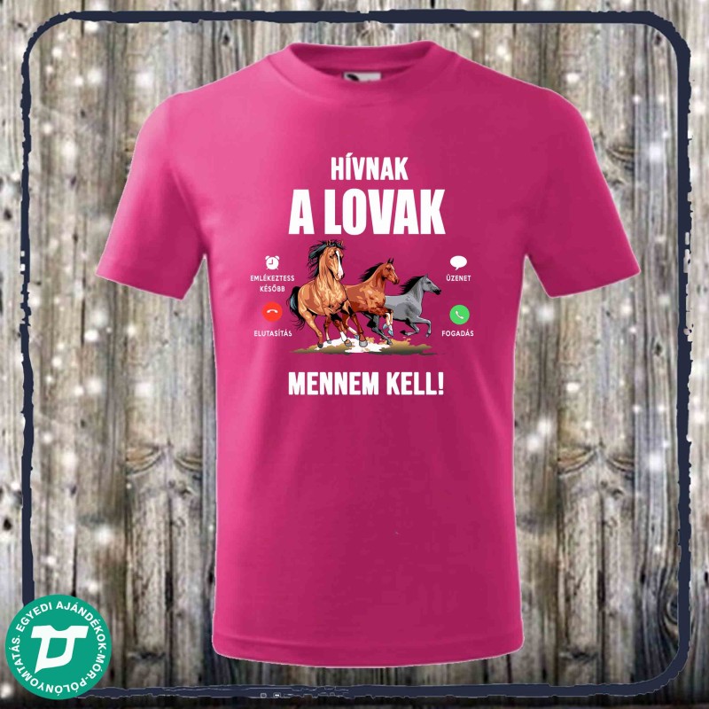 Hívnak a lovak mennem kell