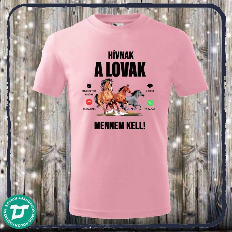 Hívnak a lovak mennem kell