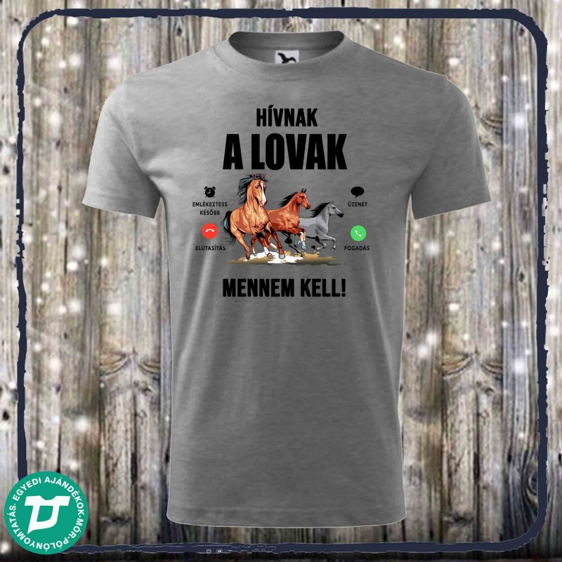 Hívnak a lovak mennem kell