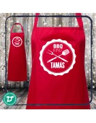 BBQ kötény névvel