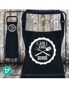 Grill king kötény névvel