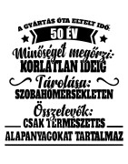 A gyártás óta eltelt idő