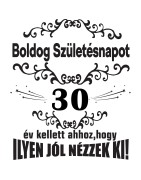 Boldog születésnapot póló