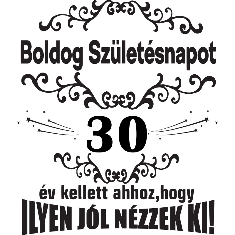 Boldog születésnapot póló