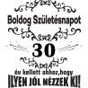 Boldog születésnapot póló