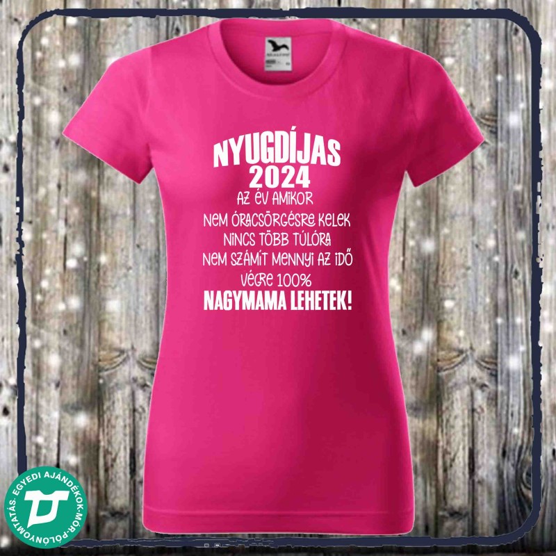 Nyugdíjas nagymama 2024
