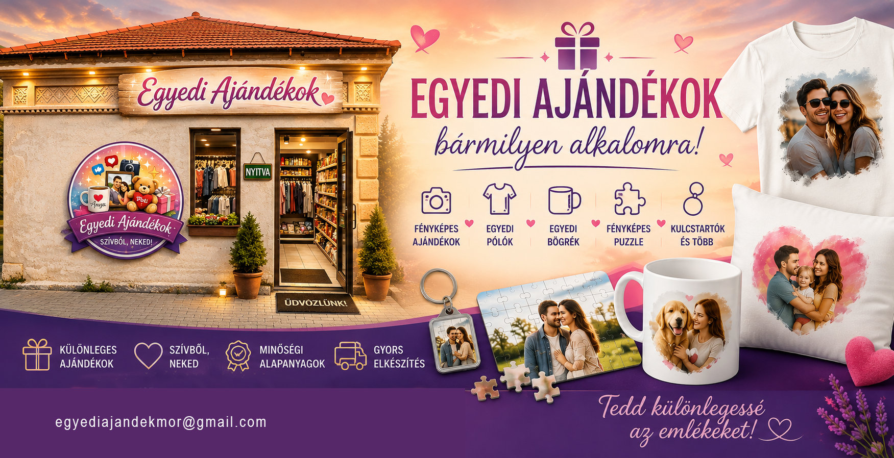 Pólónyomtatás és Egyedi ajándékok 
